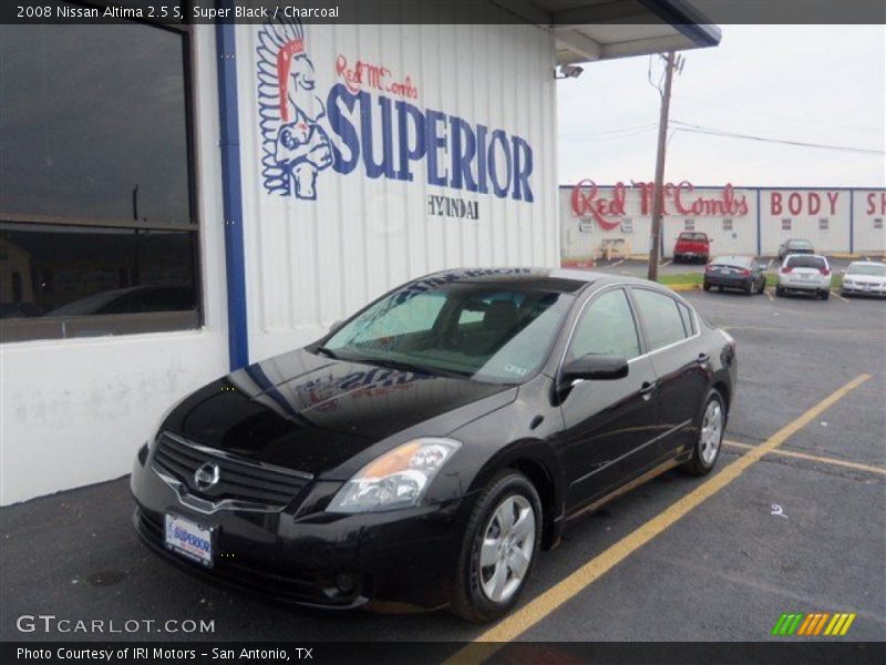 Super Black / Charcoal 2008 Nissan Altima 2.5 S