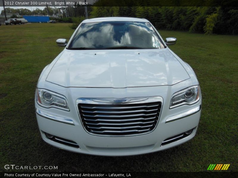 Bright White / Black 2012 Chrysler 300 Limited