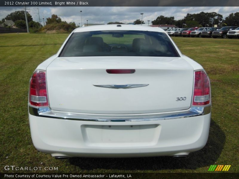 Bright White / Black 2012 Chrysler 300 Limited