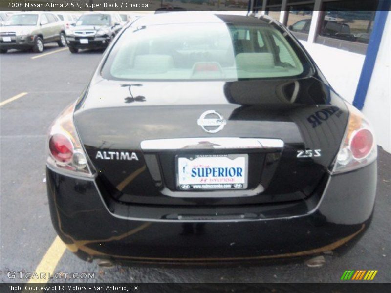 Super Black / Charcoal 2008 Nissan Altima 2.5 S