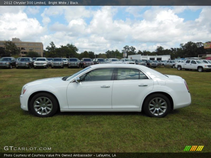 Bright White / Black 2012 Chrysler 300 Limited