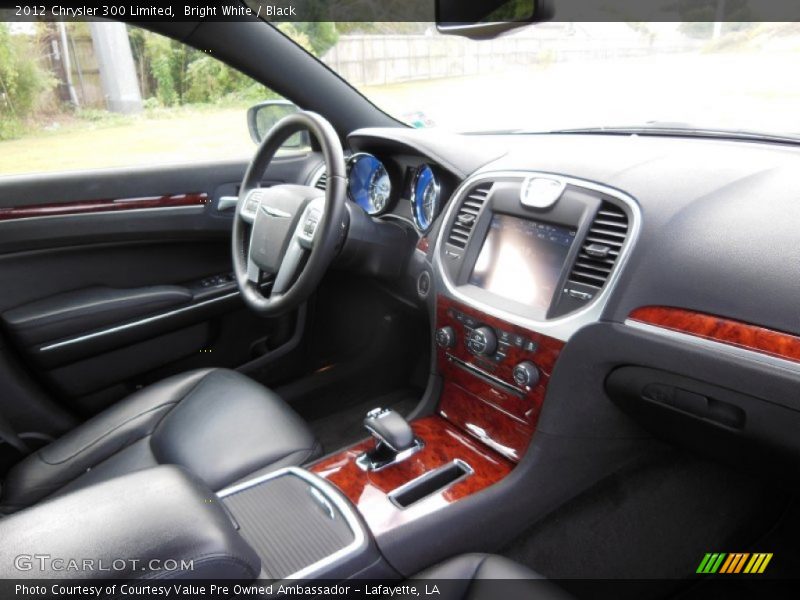 Bright White / Black 2012 Chrysler 300 Limited