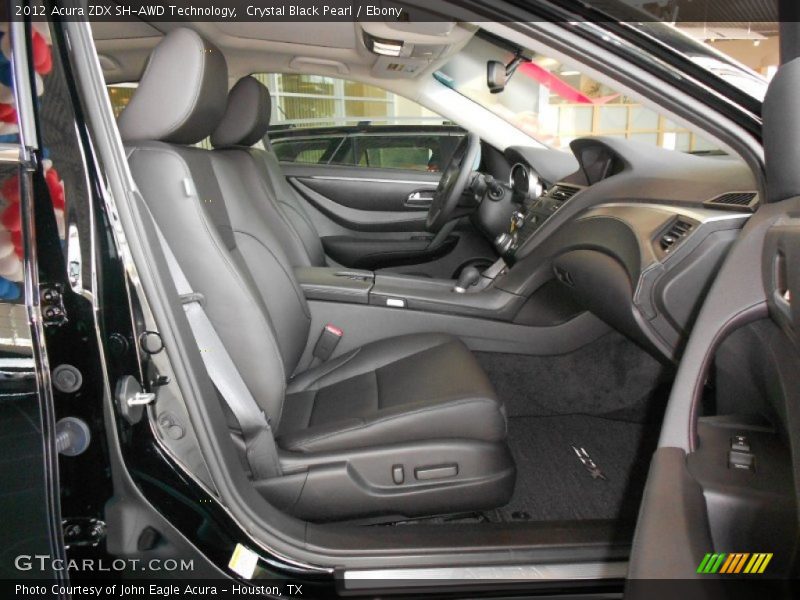 Front Seat of 2012 ZDX SH-AWD Technology