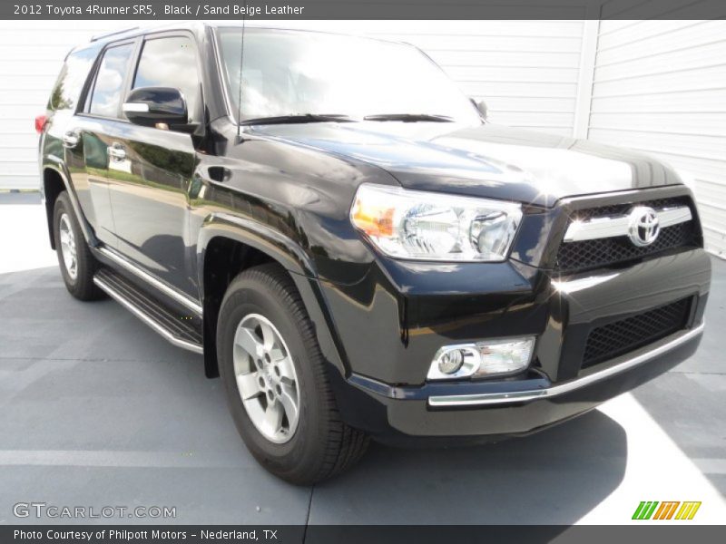Black / Sand Beige Leather 2012 Toyota 4Runner SR5
