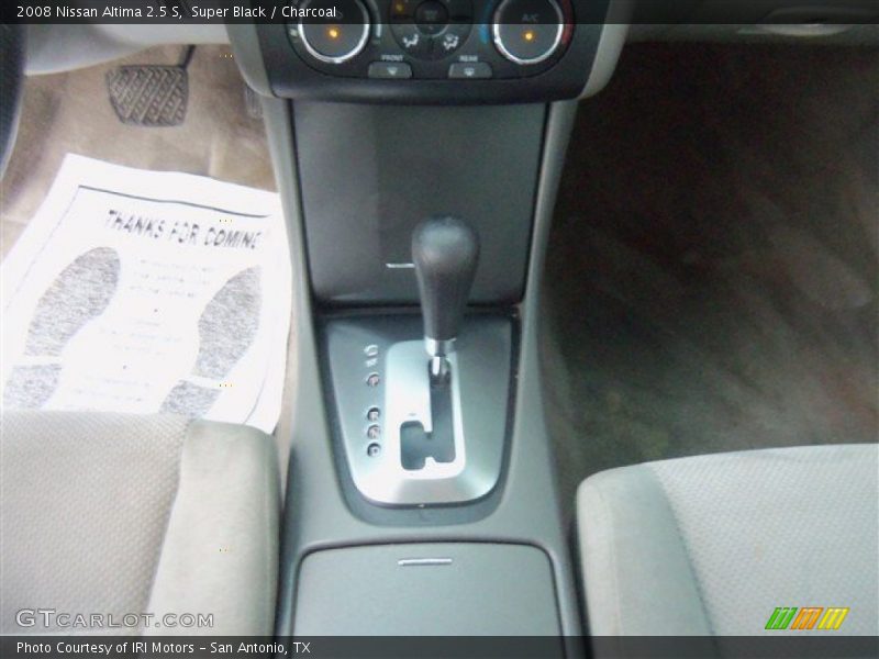 Super Black / Charcoal 2008 Nissan Altima 2.5 S