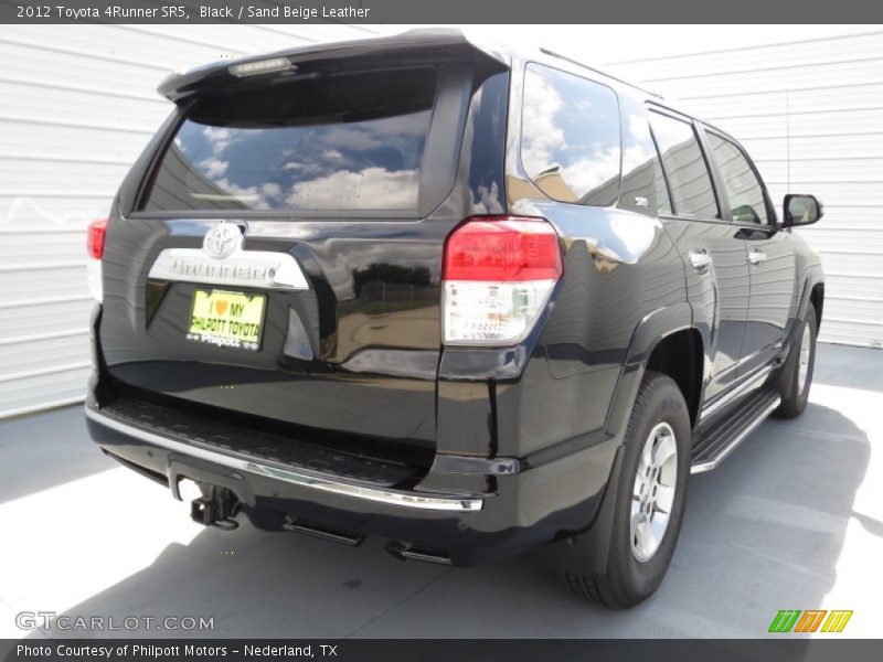 Black / Sand Beige Leather 2012 Toyota 4Runner SR5