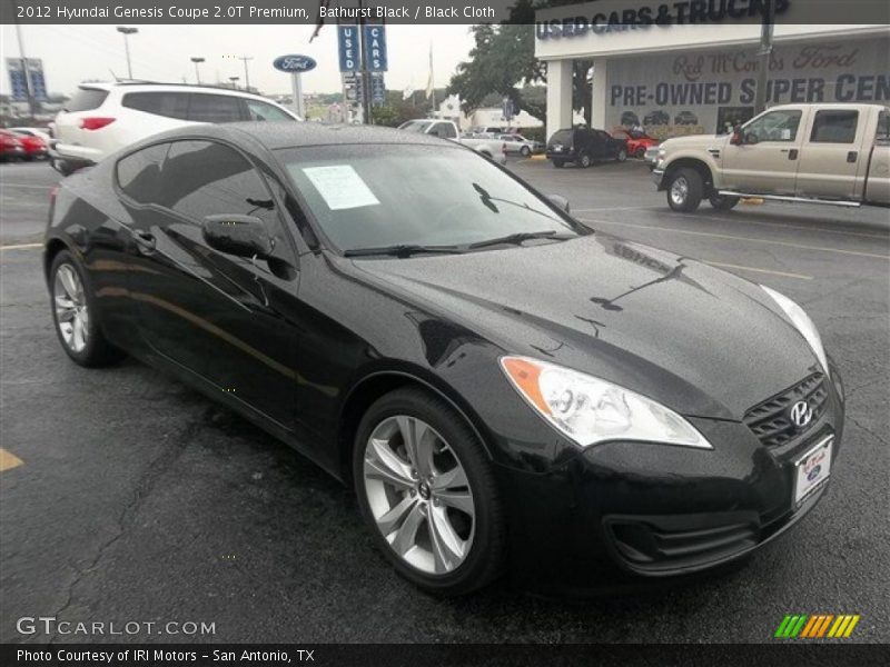Bathurst Black / Black Cloth 2012 Hyundai Genesis Coupe 2.0T Premium