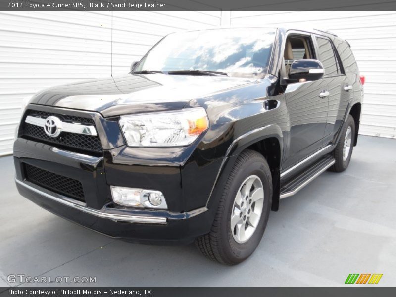 Black / Sand Beige Leather 2012 Toyota 4Runner SR5