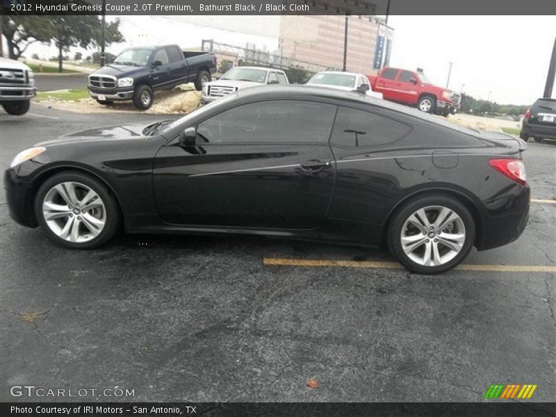 Bathurst Black / Black Cloth 2012 Hyundai Genesis Coupe 2.0T Premium