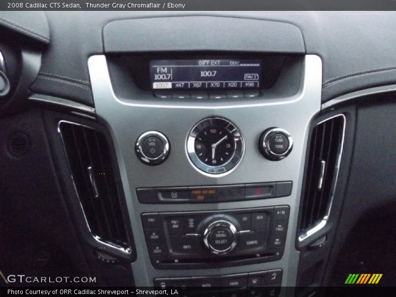 Thunder Gray Chromaflair / Ebony 2008 Cadillac CTS Sedan