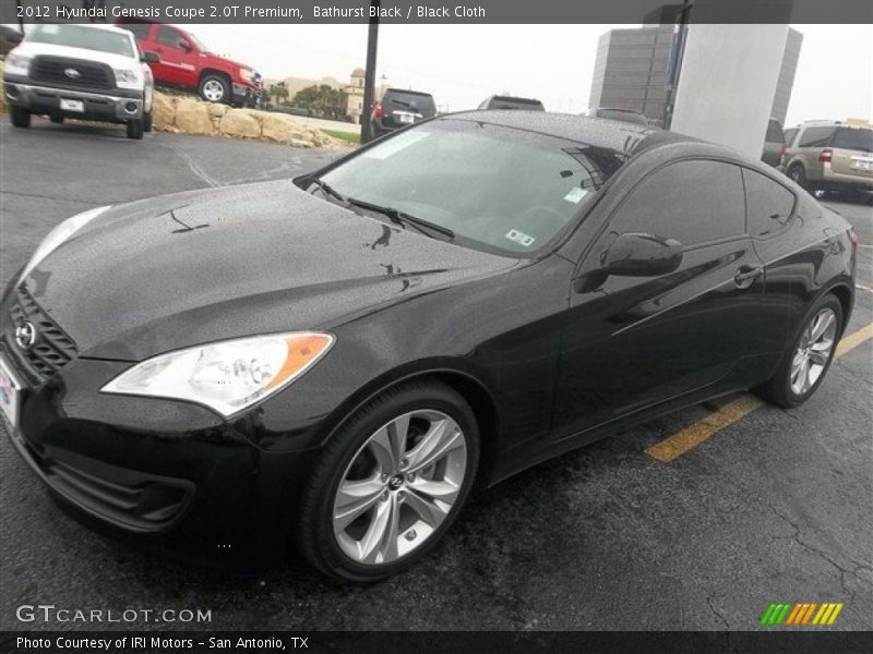 Bathurst Black / Black Cloth 2012 Hyundai Genesis Coupe 2.0T Premium