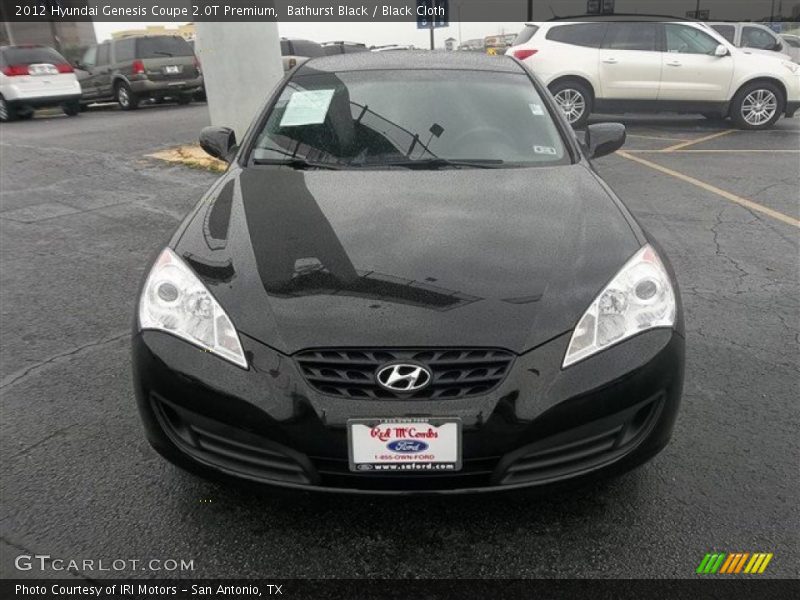 Bathurst Black / Black Cloth 2012 Hyundai Genesis Coupe 2.0T Premium