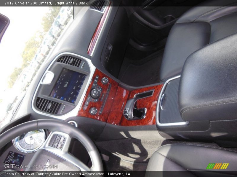 Bright White / Black 2012 Chrysler 300 Limited