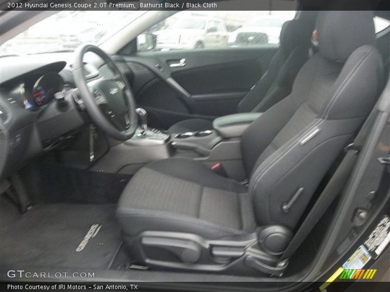 Bathurst Black / Black Cloth 2012 Hyundai Genesis Coupe 2.0T Premium