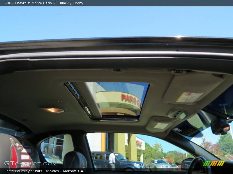Black / Ebony 2002 Chevrolet Monte Carlo SS