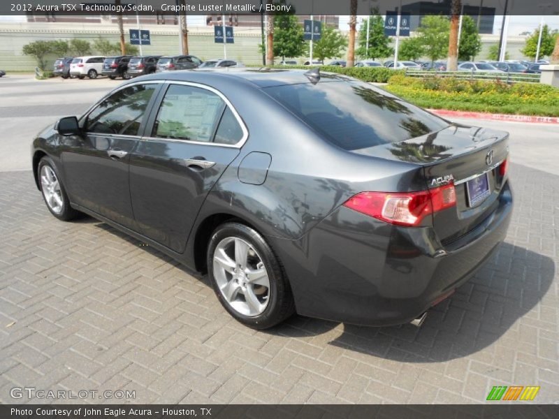 Graphite Luster Metallic / Ebony 2012 Acura TSX Technology Sedan