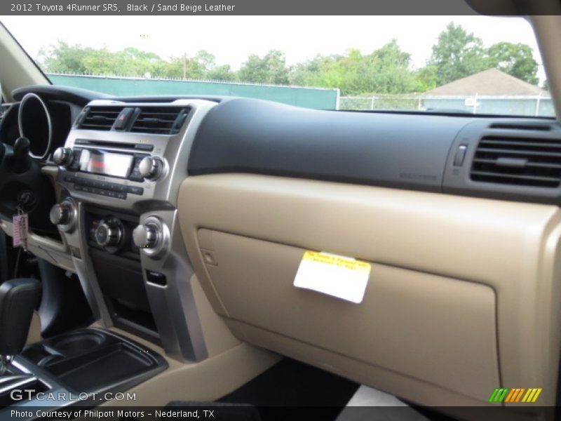 Black / Sand Beige Leather 2012 Toyota 4Runner SR5