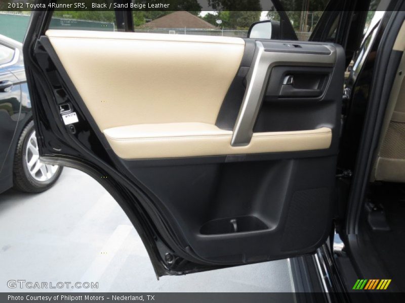 Black / Sand Beige Leather 2012 Toyota 4Runner SR5