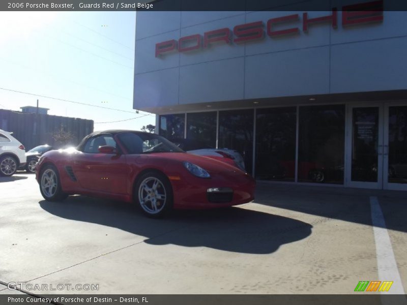 Guards Red / Sand Beige 2006 Porsche Boxster