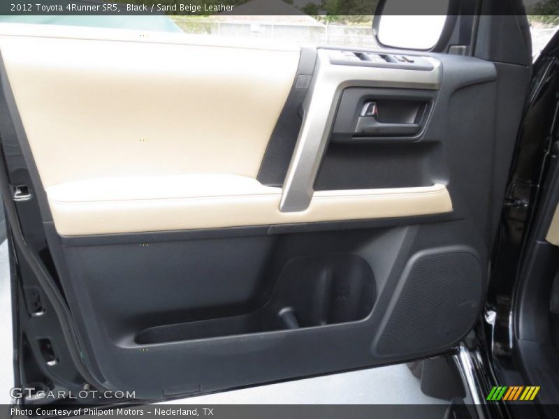 Black / Sand Beige Leather 2012 Toyota 4Runner SR5
