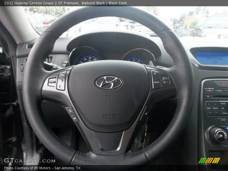 Bathurst Black / Black Cloth 2012 Hyundai Genesis Coupe 2.0T Premium