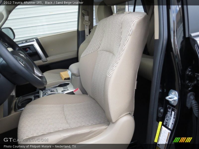 Black / Sand Beige Leather 2012 Toyota 4Runner SR5