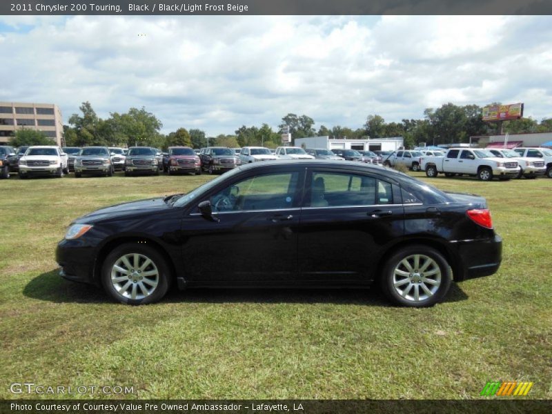 Black / Black/Light Frost Beige 2011 Chrysler 200 Touring