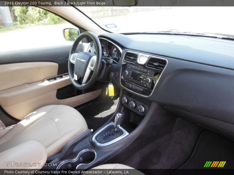 Black / Black/Light Frost Beige 2011 Chrysler 200 Touring