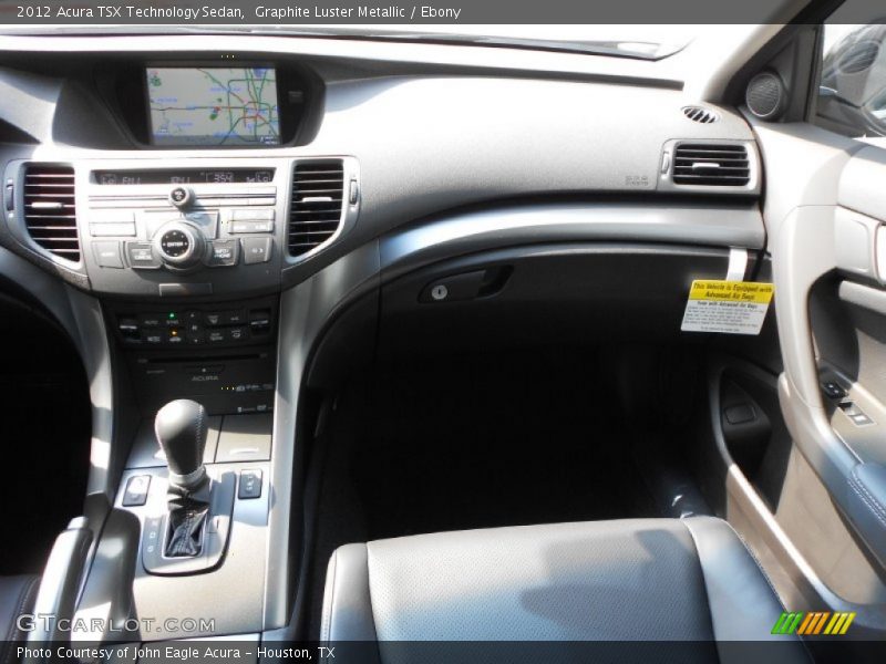 Graphite Luster Metallic / Ebony 2012 Acura TSX Technology Sedan