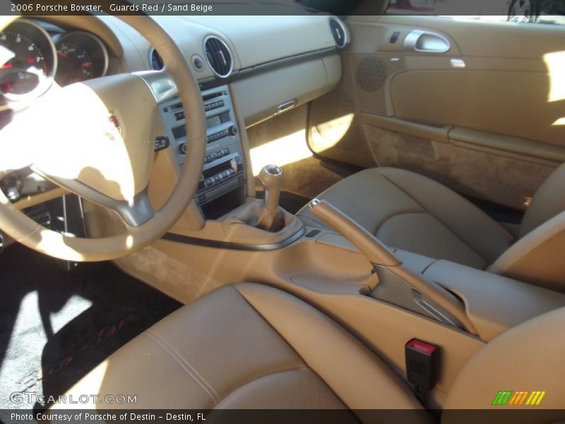 Guards Red / Sand Beige 2006 Porsche Boxster