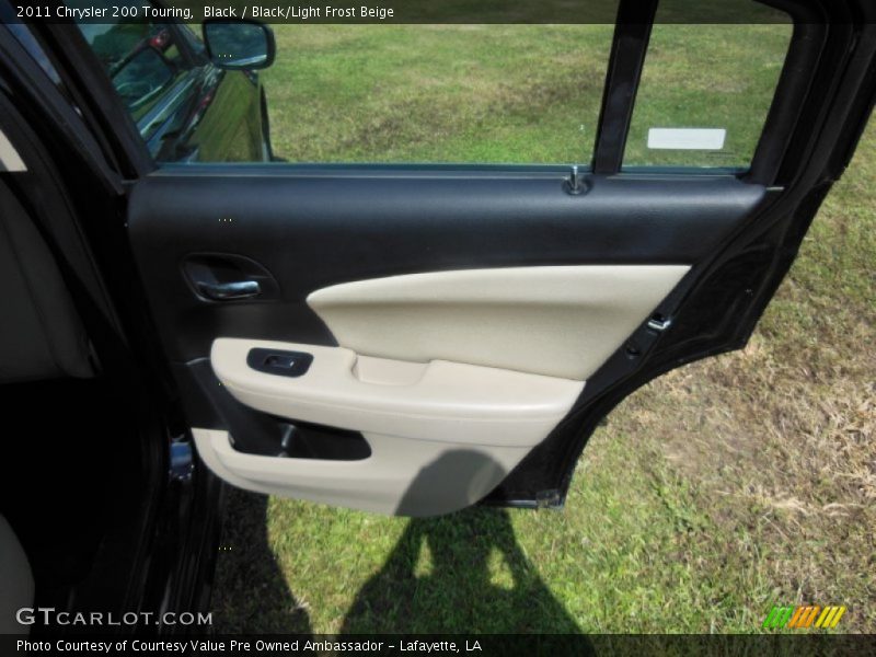 Black / Black/Light Frost Beige 2011 Chrysler 200 Touring