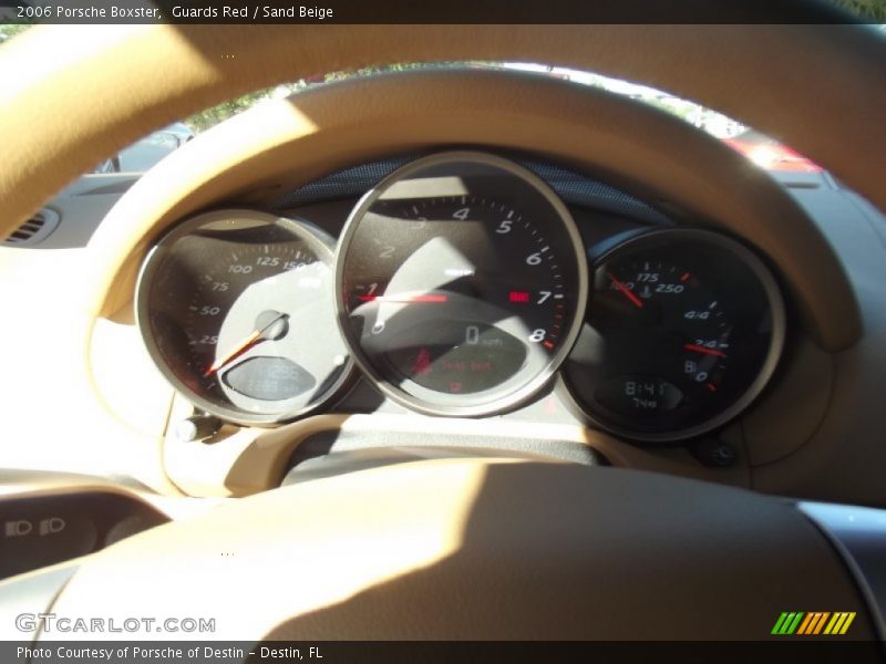 Guards Red / Sand Beige 2006 Porsche Boxster