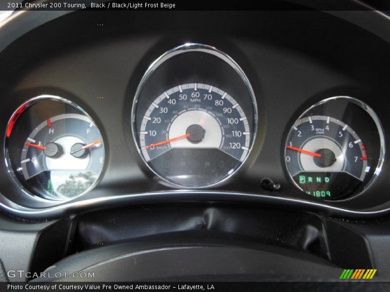 Black / Black/Light Frost Beige 2011 Chrysler 200 Touring