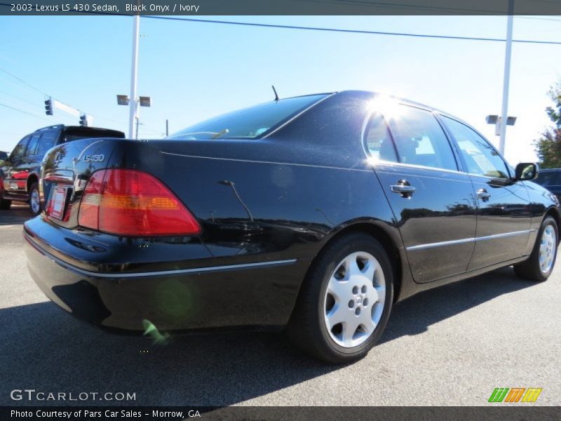 Black Onyx / Ivory 2003 Lexus LS 430 Sedan