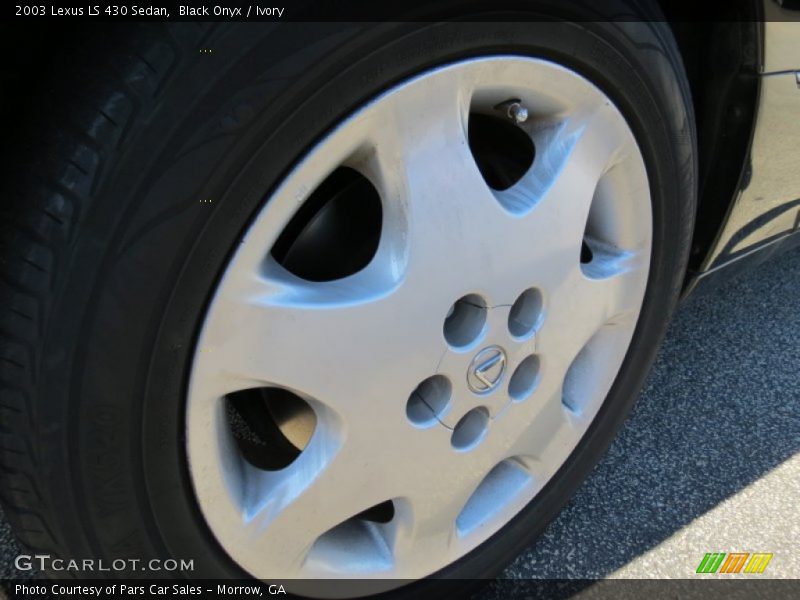Black Onyx / Ivory 2003 Lexus LS 430 Sedan