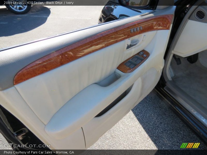 Black Onyx / Ivory 2003 Lexus LS 430 Sedan