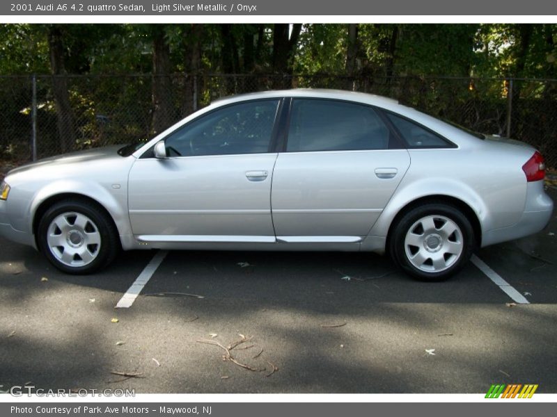 Light Silver Metallic / Onyx 2001 Audi A6 4.2 quattro Sedan