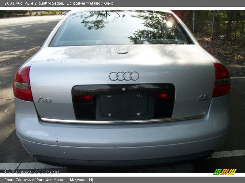Light Silver Metallic / Onyx 2001 Audi A6 4.2 quattro Sedan