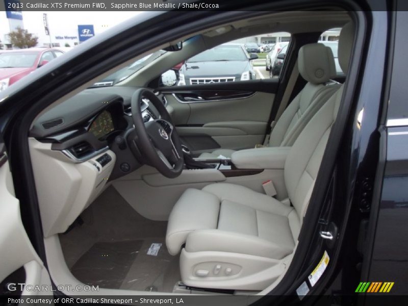 Sapphire Blue Metallic / Shale/Cocoa 2013 Cadillac XTS Premium FWD