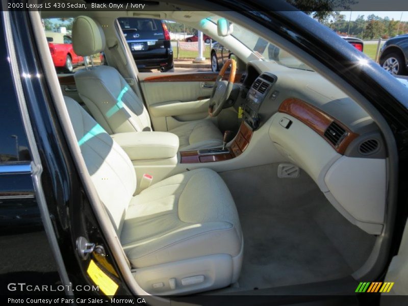 Black Onyx / Ivory 2003 Lexus LS 430 Sedan