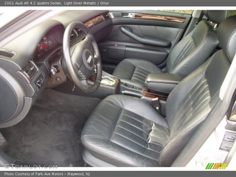 Front Seat of 2001 A6 4.2 quattro Sedan