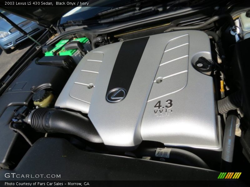 Black Onyx / Ivory 2003 Lexus LS 430 Sedan
