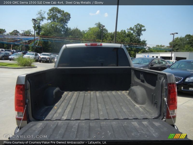 Steel Gray Metallic / Ebony 2009 GMC Sierra 1500 SLE Crew Cab 4x4