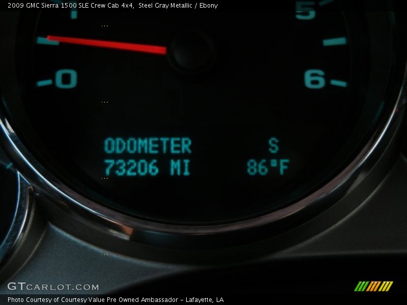Steel Gray Metallic / Ebony 2009 GMC Sierra 1500 SLE Crew Cab 4x4