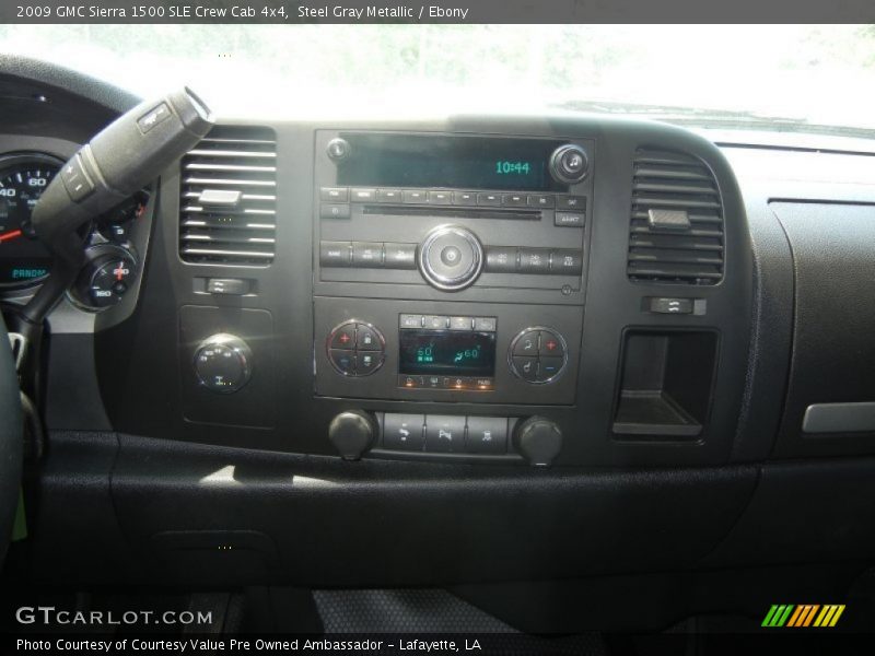 Steel Gray Metallic / Ebony 2009 GMC Sierra 1500 SLE Crew Cab 4x4