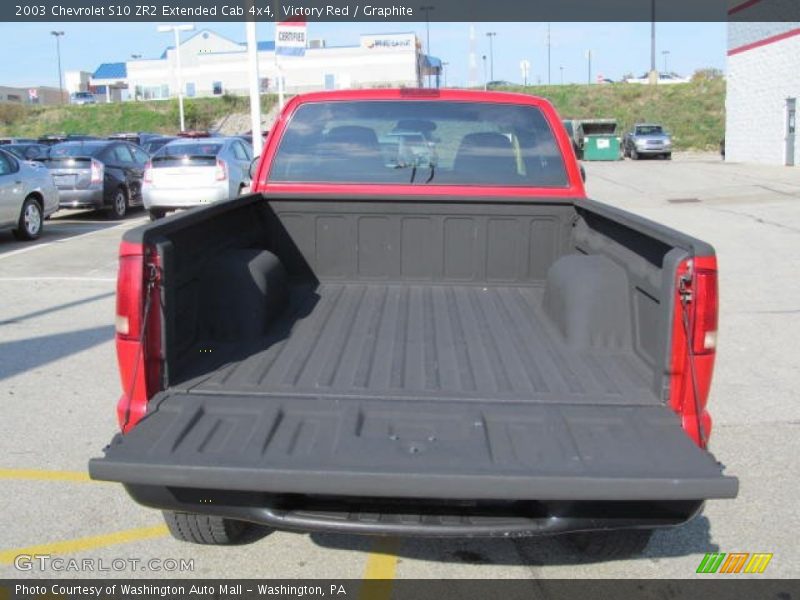 Victory Red / Graphite 2003 Chevrolet S10 ZR2 Extended Cab 4x4