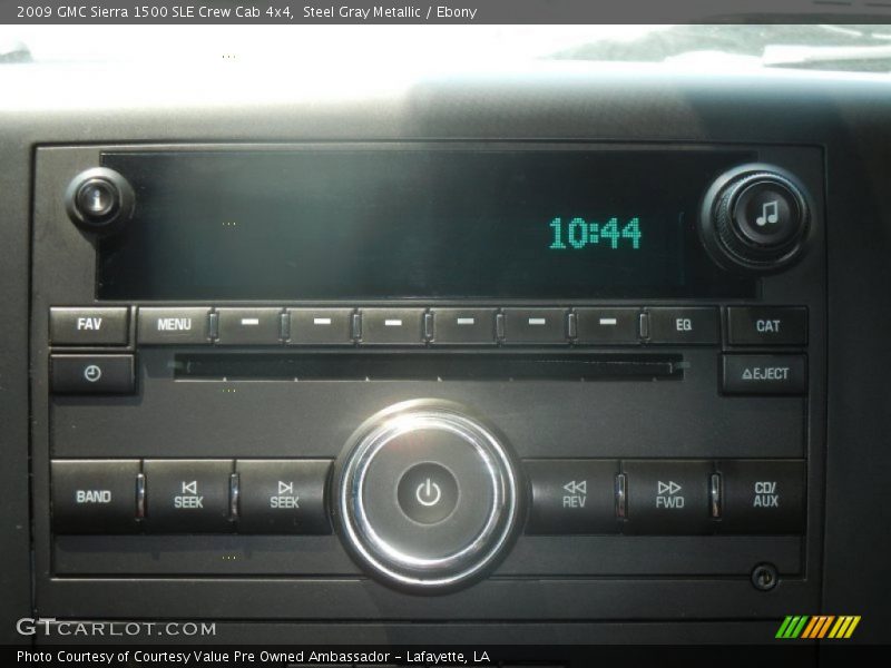 Steel Gray Metallic / Ebony 2009 GMC Sierra 1500 SLE Crew Cab 4x4