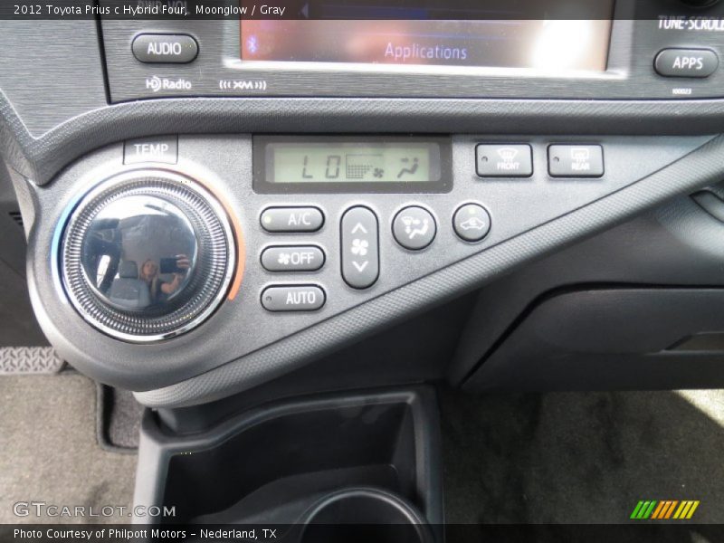 Controls of 2012 Prius c Hybrid Four