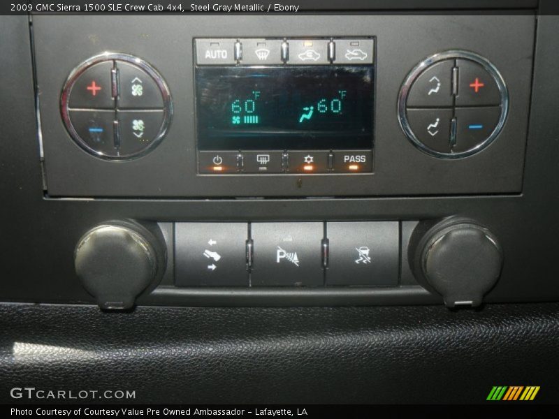 Steel Gray Metallic / Ebony 2009 GMC Sierra 1500 SLE Crew Cab 4x4