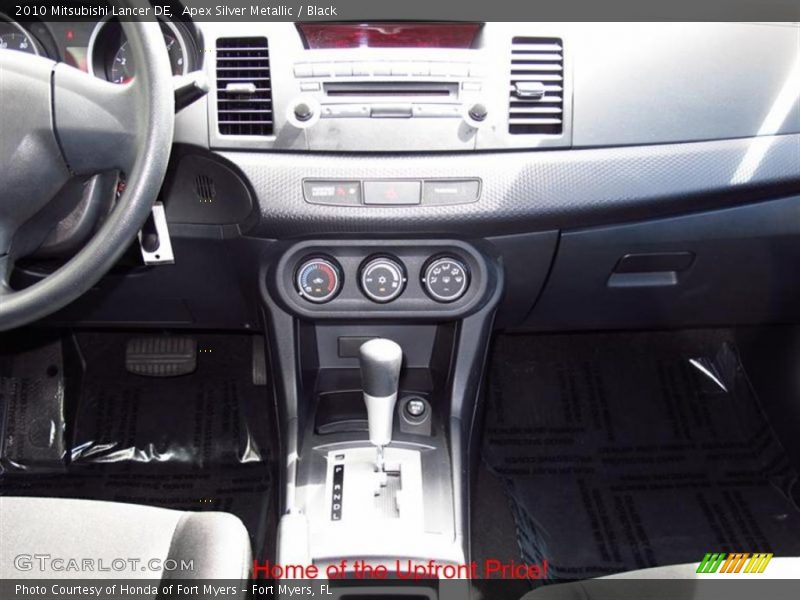 Apex Silver Metallic / Black 2010 Mitsubishi Lancer DE